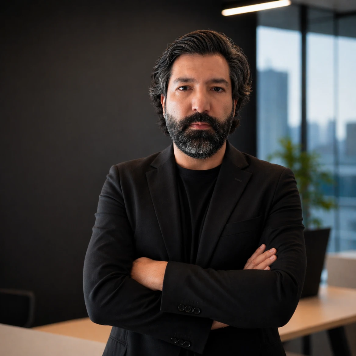 Retrato de Eduardo Miguel, fundador de Fluxor Tech
